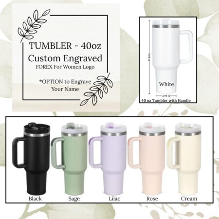Tumbler - 40oz  FOREX For Women Logo