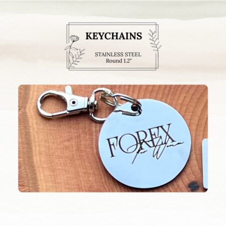 Keychain- Stainless Steel Round (30mm) - Image 4