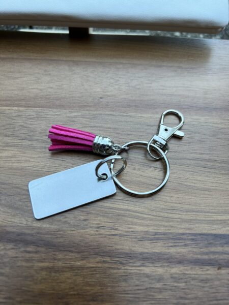 Keychain- Stainless Steel Rectangle - Image 5