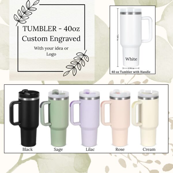 Tumbler - 40oz Custom Design