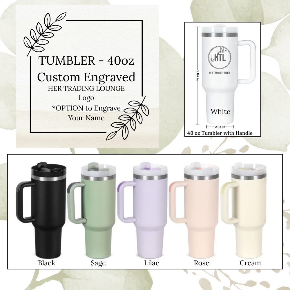Tumbler - 40oz Her Trading Lounge Logo - Image 2